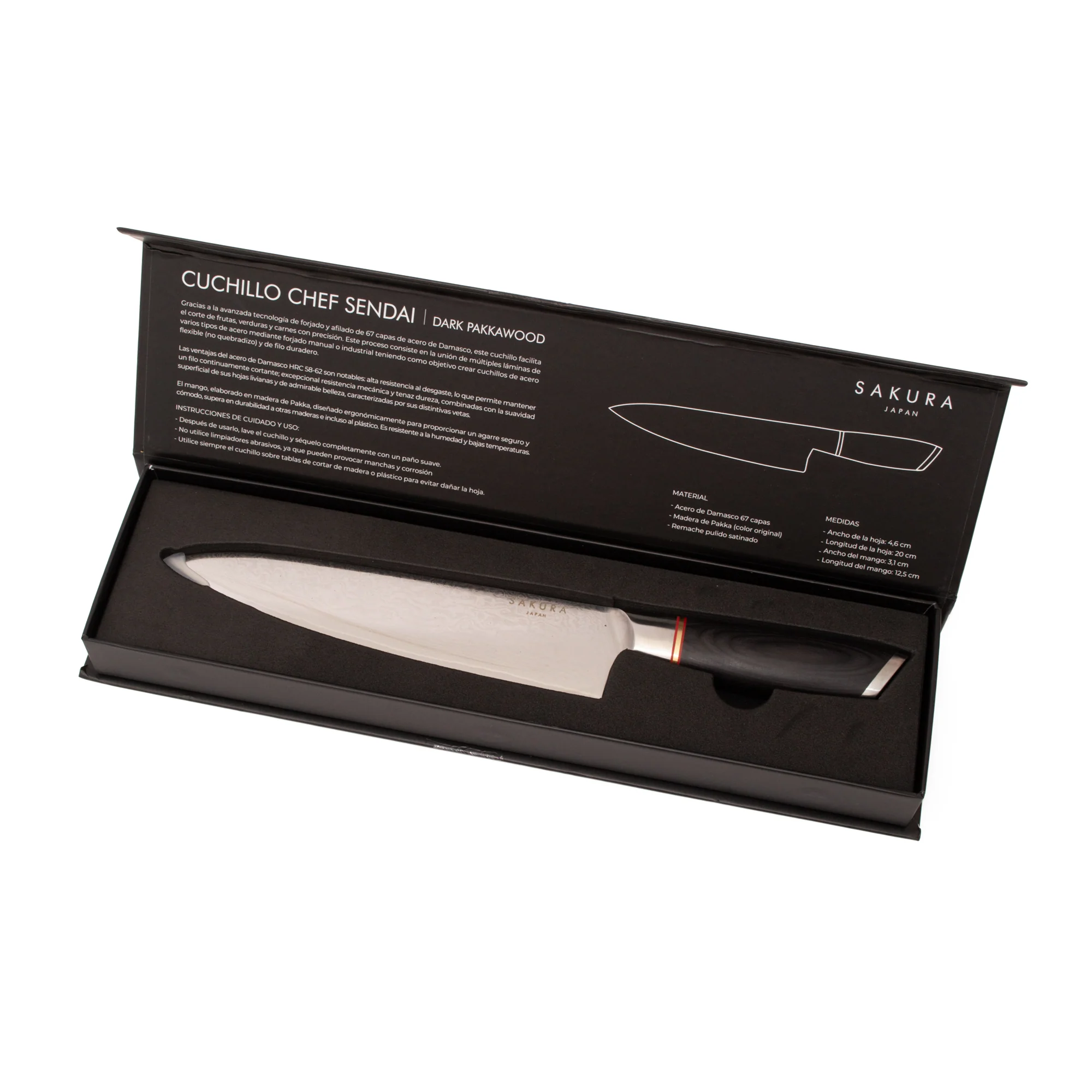 Cuchillo Sakura Pakkawood - Image 5