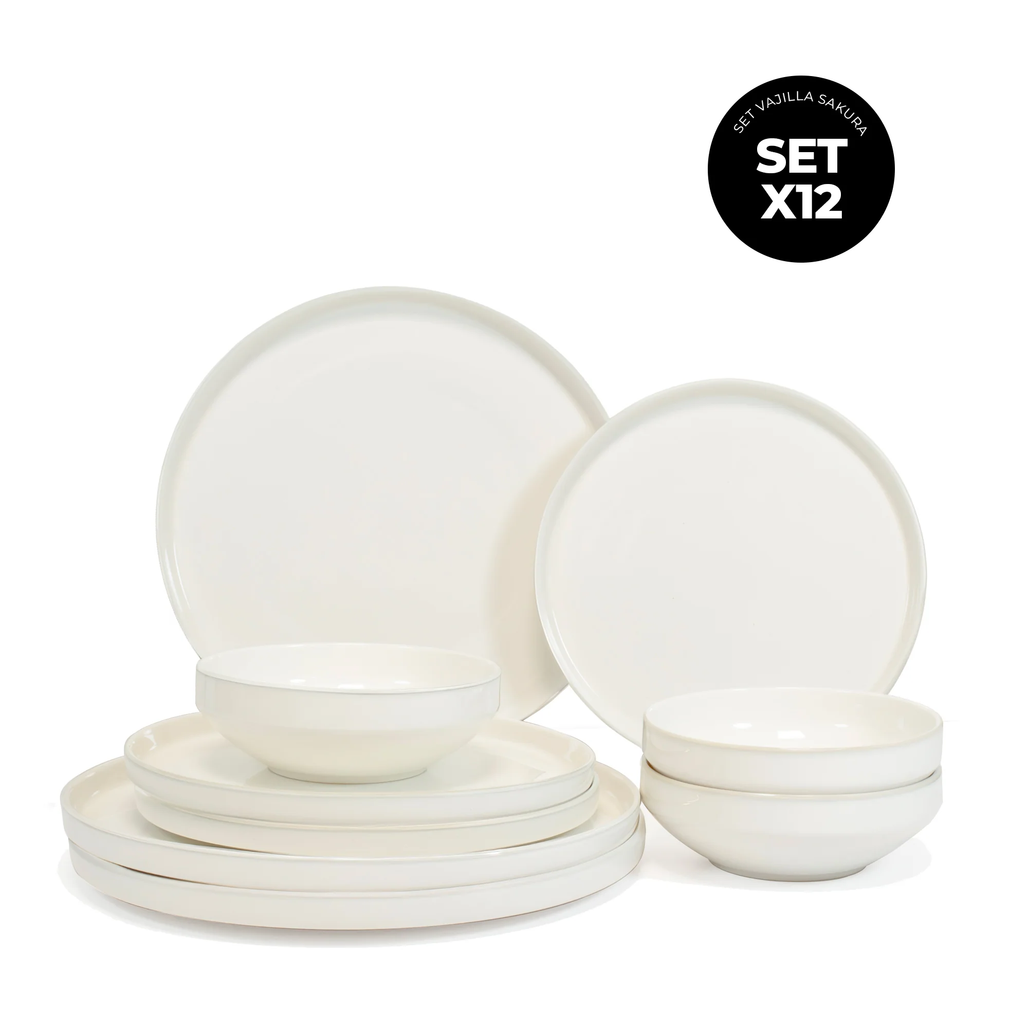 Set Vajilla Sakura White & Gold - Image 15