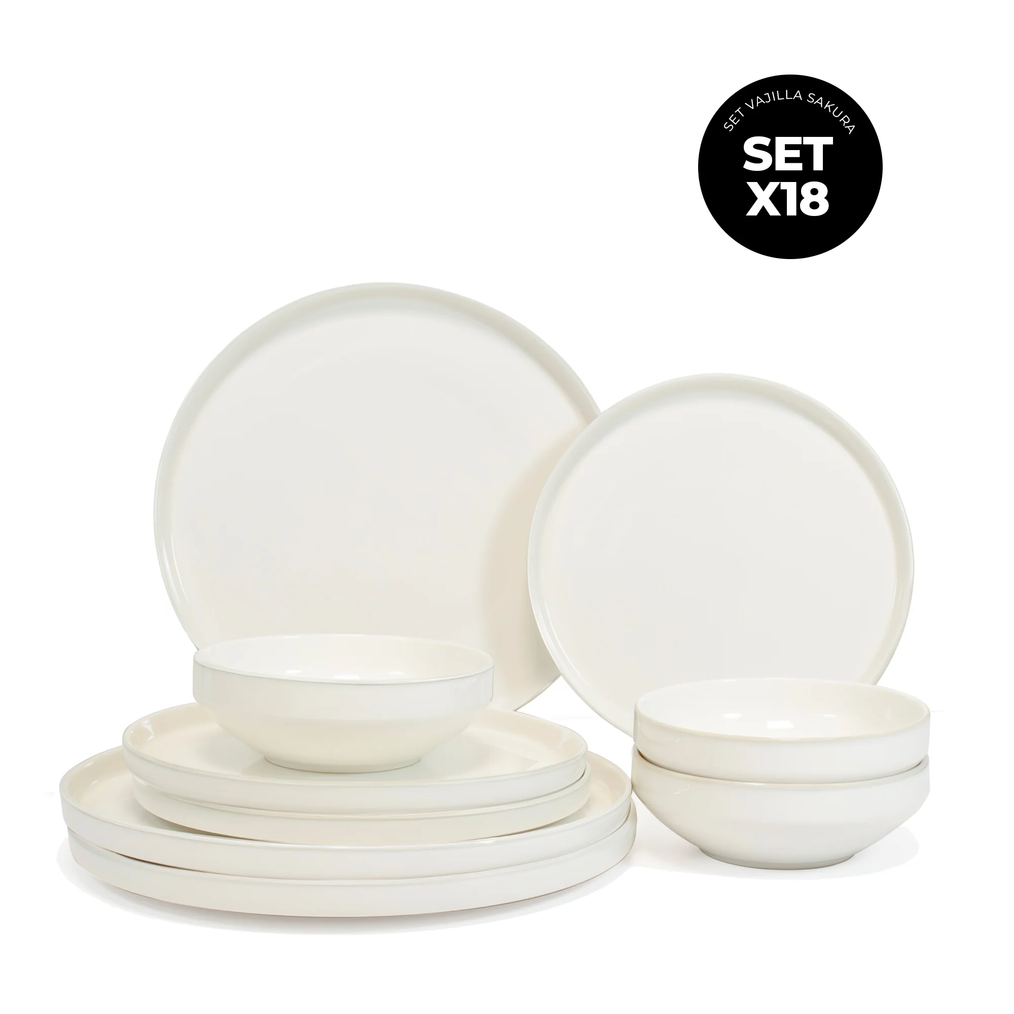 Set Vajilla Sakura White & Gold - Image 17
