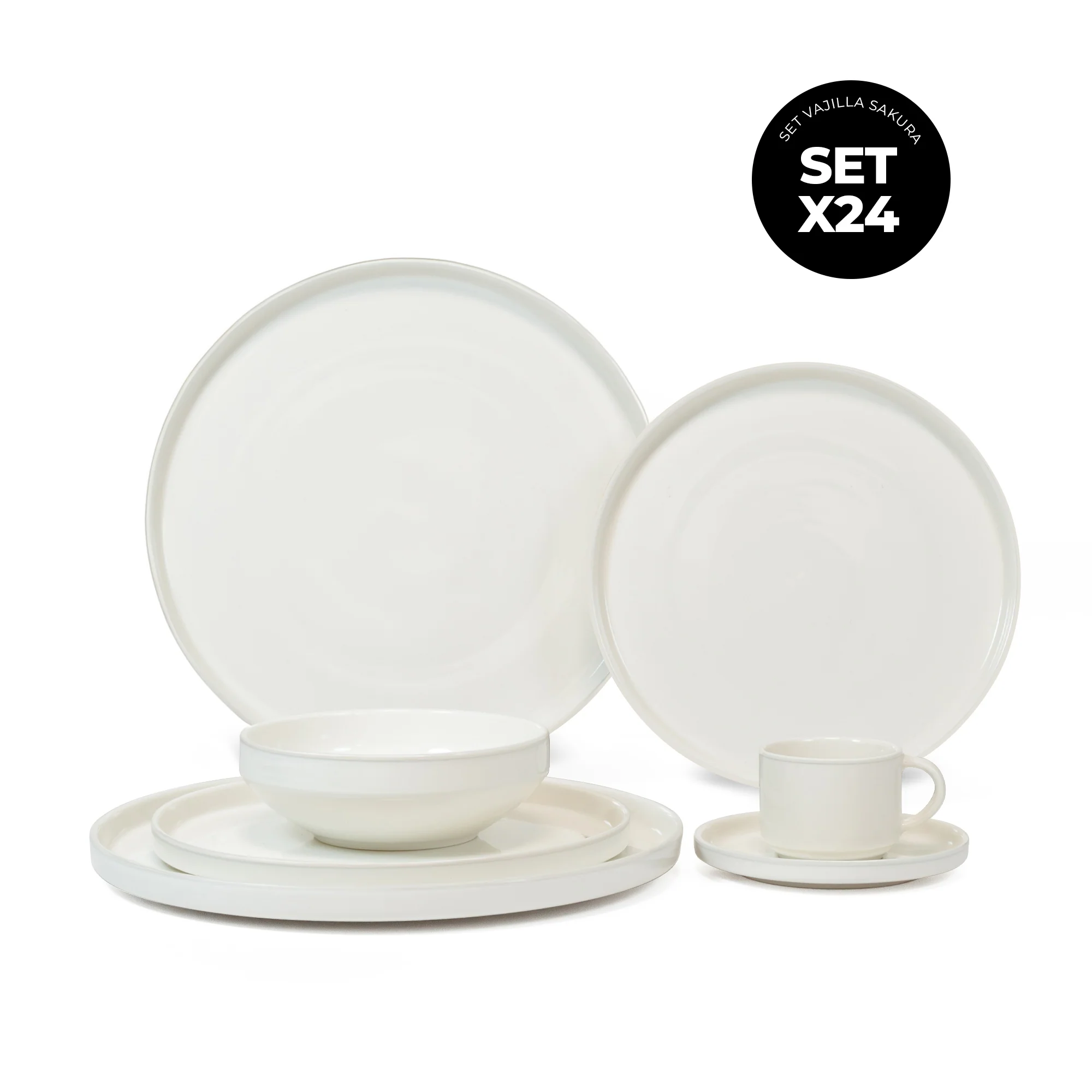 Set Vajilla Sakura White & Gold - Image 18